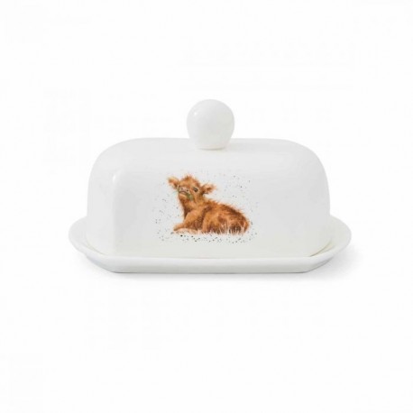 Highland Cow Butter Dish