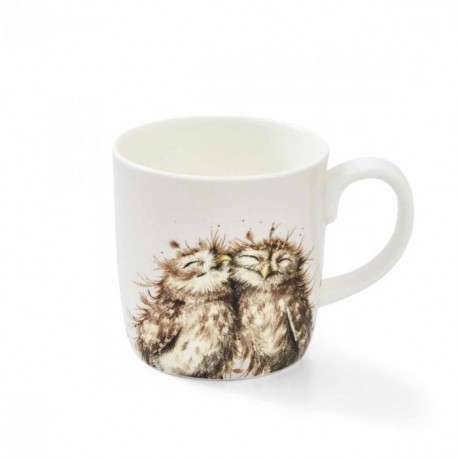 'Birds of a feather' Large Owl Mug