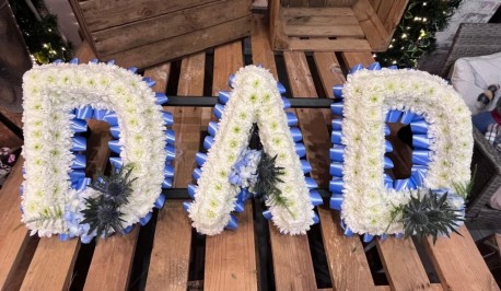 Classic Dad Letters Tribute