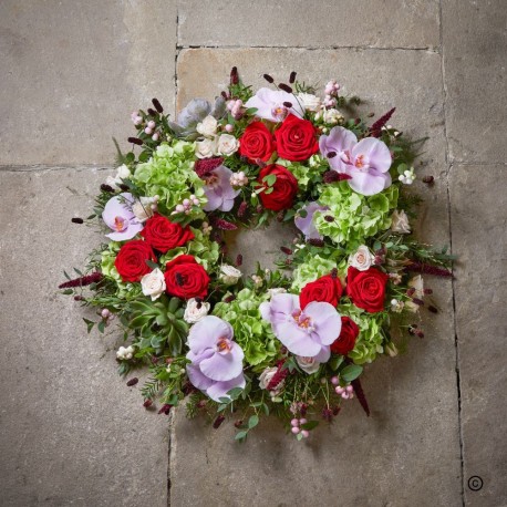 Red and Pink wreath