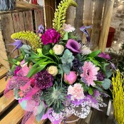 Amethyst Bloom Hatbox