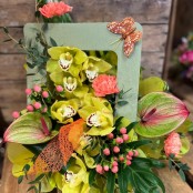 Orchid Butterfly Gift Box